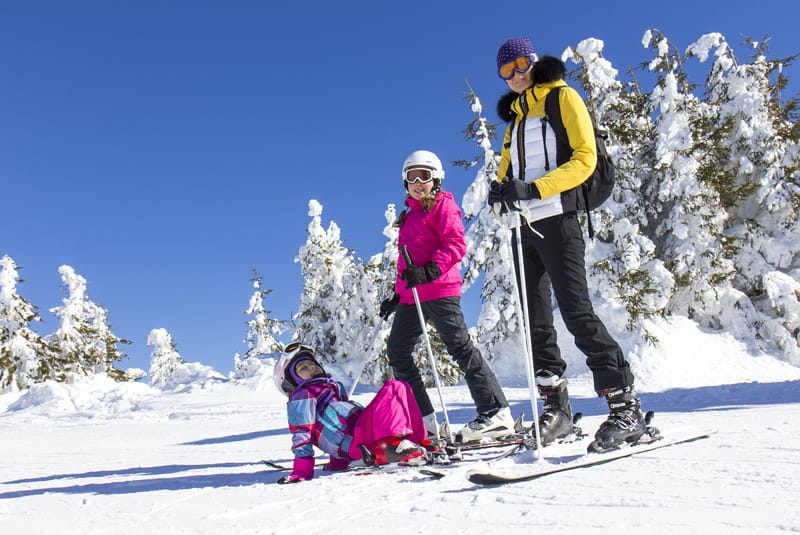 Family-Skiing
